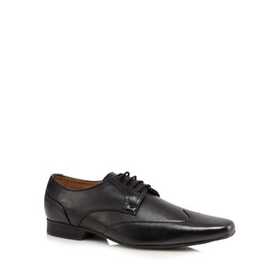 The Collection Black wingtip lace up shoes